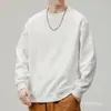 Artículo Caliente Transfronterizo Otoño/Invierno 2026 Sudadera Talla Grande para Hombre Estilo Coreano Casual Cuello Redondo Holgada Versátil Camiseta Base para Hombre