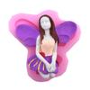 Asas menina desenho animado silicone líquido molde para bolo fondant cozimento