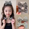 Pinzas para el Cabello de Niña de Lentejuelas Plateadas de Alta Gama Estilo Coreano, Pasadores de Moño, Pinzas de Corona para Niñas Pequeñas, Accesorios para el Cabello, Juego de Dos