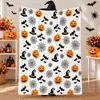 Manta de Flanela de Halloween Comércio Exterior Transfronteiriço Amazon Xiyin Manta Mais Vendida Confortável e Macia Manta de Sofá