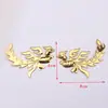 Accesorios de Pantalla de Dragón y Fénix Pavo Real de Metal, Estilo Antiguo Hanfu Chino Corona de Fénix para Novia Adornos para el Cabello Materiales de Decoración DIY
