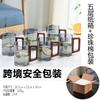 Taza de vidrio de madera transfronteriza taza de té resistente a altas temperaturas taza de sala de estar juego de agua tetera doméstica para hospitalidad juego de taza de agua
