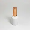 Fornecimento Exclusivo Transfronteiriço de Frascos Vazios Redondos de Esmalte em Gel para Unhas de 18ml com Tampa Pincel, Frascos de Esmalte de Fábrica de Origem em Estoque