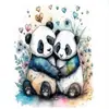Presente Artesanal Pintura com Diamantes Brilhantes Brinquedo Educativo com Adesivos de Diamante e Porta-Retrato Peça de Exibição Criativa DIY