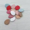 Atacado mini esponja de ar para polegar uso úmido e seco dupla face sem pó corretivo facial mini gota d'água esponja para ponta do dedo