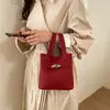 Bolso de Hombro y Cruzado Tipo Cubo para Mujer, Nuevo Estilo Retro a la Moda, Elegante para el Trabajo, de Alto Valor y Gran Capacidad