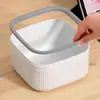 Lixeira de Mesa, Mini Lixeira Fofa para Escritório, Mesa de Centro, Caixa Organizadora, Tamanho Pequeno