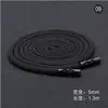 Hilo de color poliéster cuerda de cintura cortavientos suéter pantalones cuerda de cintura cuerda cabeza metálica cuerda de sombrero 1.3 metros