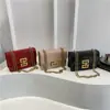 Bolsas de Moda para Mujer al por Mayor con Textura Elegante, Bolsos Cuadrados Pequeños Retro de Moda, Bolsos Casuales con Cadena de Cierre, Bolsos Cruzados