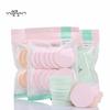 Qihan esponja puff de maquillaje húmedo y seco herramientas de maquillaje de belleza 12 piezas Y0139 redondo