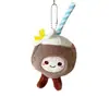 Pingente Fofo de Pelúcia de Coco Boneca Desenho Animado Brinquedo de Fruta Charme de Bolsa Presente Lembrança de Coco de Hainan