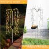 Nuevas Luces de Petardo Solar para Suelo Luces de Alambre de Cobre Led Cadena de Luces de Fuegos Artificiales Luces de Ambiente Navideño Luces para Césped de Patio