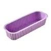 Forma de Pão Transfronteiriça Retangular de Silicone para Assar Pão Mini Forma para Assar Torrada Caixa de Armazenamento Forma de Bolo