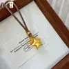 Colar Estrela de Origami Popular do Xiaohongshu, Design de Nicho, Estilo Exquisito, Alta Aparência, Joia Personalizada Versátil para Mulheres