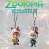 Zootopia Mercadoria Judy Nick Raposa Nick Chaveiro de Acrílico para Mochila Presente de Casal Pingente