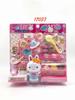 Serie Conejo Rosa de una palabra Refrigerador de Princesa Traje Lavadora de Cocina Caja Registradora Sonajero Juguetes de Juego para Niña