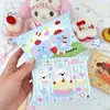 Caja de embalaje de dulces coreana linda estilo Ins, caja de papel plegable para regalo pequeño, caja de regalo de dibujos animados de estrellas, embalaje de tarjetas