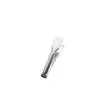 Pinza para alimentos de acero inoxidable de tres líneas, pinza para alimentos engrosada anti-quemaduras, pinza para carne para barbacoa casera, pinza para barbacoa de buffet