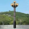 Lâmpada de Pátio Antiga Lâmpada Criativa de Paisagem Externa Poste Quadrado de LED Lâmpada de Arborização Comunitária Jardim Nova Lâmpada Chinoiserie