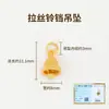 Tao Plata de Ley 925 Chapada en Oro de 24K Año del Caballo Accesorios Incrustados con Circonita Colgante Pequeño Pulsera de Cuentas Hecha a Mano DIY Colgante Pequeño