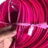 Color equipaje con forma de tira incrustada tubo de plástico tubo PET tira de hueso Dobladillo bolso bolsa tira incrustada punto