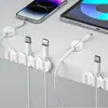 Organizador de Cables, Almacenamiento de Cables de Datos, Organizador de Escritorio, Cable de Carga, Hub de Cables para Ratón y Auriculares, Enrollador de Cables de Datos