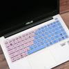 Para película de teclado de 14 pulgadas ASUS R417S F455 teclas de computadora portátil cóncavas y convexas cubierta impermeable A441N