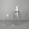 Frasco redondo push flip de 100ml frasco de shampoo, gel de banho, hidratante de 400ml letra engarrafada kit de viagem