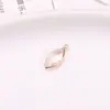 Ojo de Caballo borde de cobre cristal vidrio colgante accesorios para joyería diy conexión de doble colgante pendientes horquilla materiales de producción