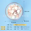 Imanes para Refrigerador de Cuenco de Imitación de Vidrio de Enfriamiento Creativo Premium, Frutas Blancas, Sopa de Miel, Pastillas Refrigerantes y Otras Decoraciones Interiores de Resina para Sopas Refrigerantes
