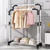 Fábrica de tendedero de piso para interiores para el hogar perchero de interior para ropa perchero de dormitorio simple estante de almacenamiento para balcón para secar ropa