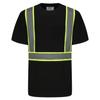 Camiseta reflectante de cuello redondo personalizada, transpirable, transpirable y de manga corta, de Amazon Construction para hombre.