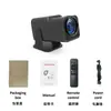 Proyector bestseller transfronterizo HY320MINI con enfoque manual, proyector de red portátil 720P