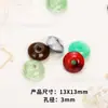 Cuentas espaciadoras de ábaco acrílicas transfronterizas, nuevas, para bricolaje, para colgar en el coche, pulseras, accesorios de ropa, accesorios de joyería al por mayor
