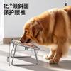 Tigela de Cachorro de Aço Inoxidável, Tigela para Pet, Tigela de Água, Suporte Elevado para Cachorro Beber, Proteção para o Pescoço, Tigela de Arroz de Aço Inoxidável, Tigela de Comida para Gato