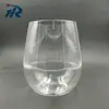 Conjunto de Taças de Vinho Europeias e Americanas Sem Base Taça de Vinho Tinto Taça de Plástico PET com Logo Impresso Taça de Vinho Tinto
