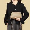 Bolsa Feminina Transversal de Couro Genuíno Atacado Verão Nova Moda Simples Nicho Bolsa de Ombro Transversal Bolsa de Couro de Vaca Camada Superior