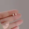 Aretes de Aleación para Estudiantes Mujeres Diseño Nicho Simple Aretes de Alta Gama 2023 Nuevos Aretes de Moda Estilo Ins