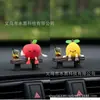 Fofo Banquinho de Fruta Enfeite de Carro Decoração Curativa Pequeno Enfeite Curativo para Console Central do Carro