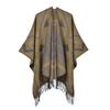 Chal de cachemira dividido para mujer, estilo Yunnan, cálido, con foto, para acampar, estilo bohemio, con borlas, venta al por mayor