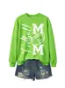 Sudadera de moda casual estilo mamá futbolista para mujer de tienda independiente Amazon eBay