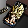 Funda para teléfono móvil con diseño de animación de Dragon Ball D de moda de comercio exterior para iPhone 16 15 Plus 12 13 Mini