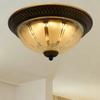 Luminária de teto estilo europeu quarto LED redonda banheiro retrô americano corredor cozinha varanda corredor lâmpadas de iluminação