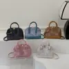 Bolsa Pequeña para Mujer, Nueva Moda de Verano Bolso de Mano Retro Bolso Concha, Bolso Cruzado de Hombro Simple Casual para Mujer