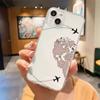 Funda para teléfono iPhone16ProMax con mapa mundial, avión de viaje aplicable, Apple 14Plus transparente 13 personalidad