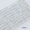 Rinestones para Uñas Dongzhou Corazón de Melocotón 5.5MM Base Puntiaguda Rinestones de Vidrio de Forma de Corazón de Colores Accesorios para Joyería DIY Decoración de Uñas Rinestones