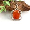Venta al por mayor del fabricante Popular transfronterizo Colgante de Ágata Calcedonia con Incrustaciones en Forma de Huevo Calcedonia Rosa Natural Ágata Colgante Ovalado Joyería