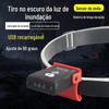 Lanterna de Cabeça para Pesca com Luz de Indução Clip-On para Chapéu Luz para Pesca Noturna Bateria de Lítio Recarregável LED Luz de Aba para Exterior para Pesca Noturna