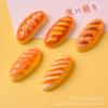Pan Baguette Resina Mixta Accesorios Pequeños DIY Funda para Teléfono Móvil Material para Diadema Pasador Comida Artificial Miniatura Juguete