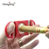 Cortador de cigarros de plástico, afilado y suave, herramienta de tijeras para tabaco de cigarros, cuchillo de cigarros de doble filo portátil, al por mayor, negro